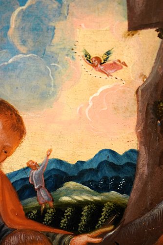   "Adoration of the shepherds"   Tabernacle frame  
